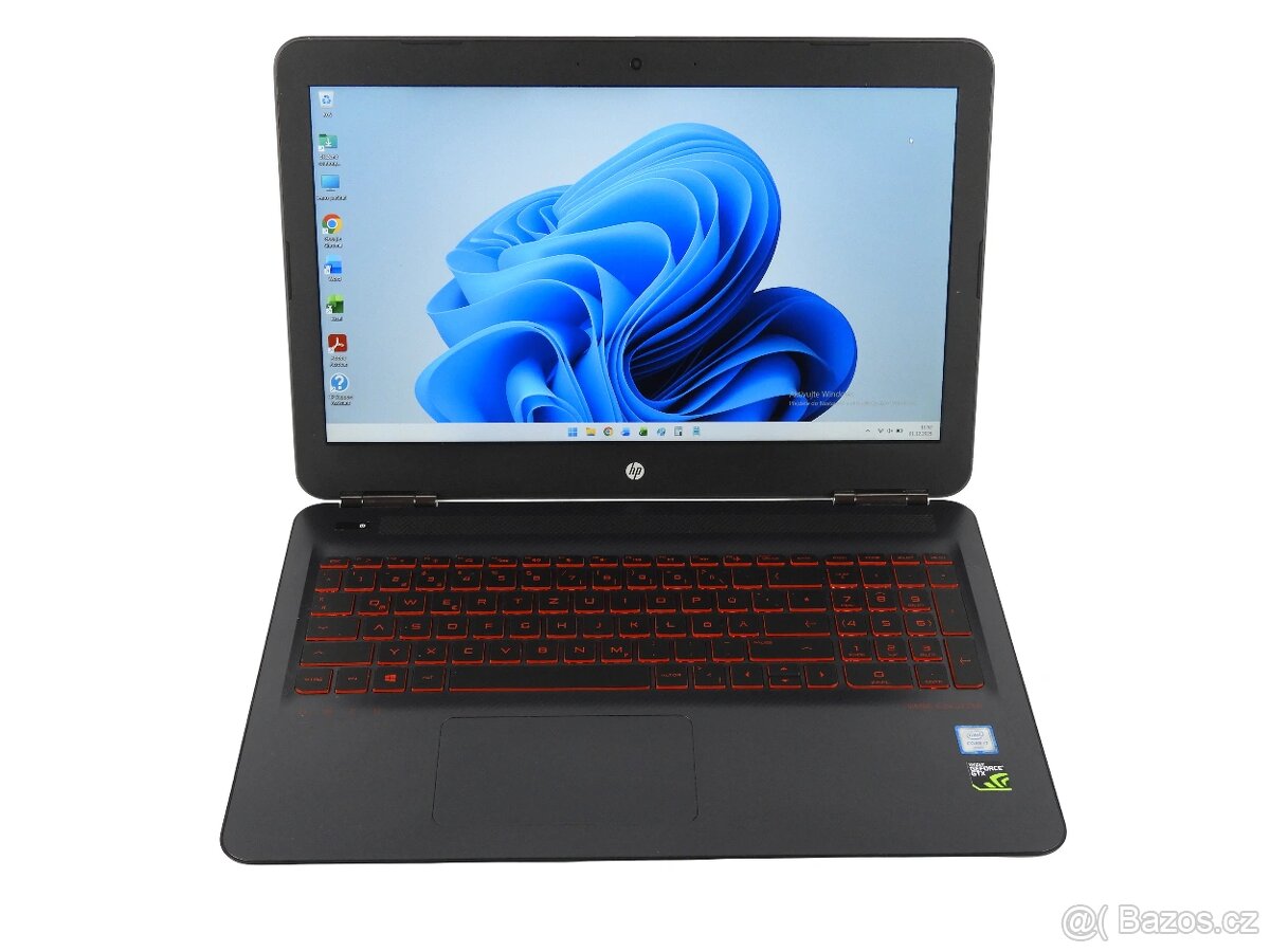 Herní Hp Omen i7-6700hq 16gb ram 512gb ssd Vga 4gb Win.11