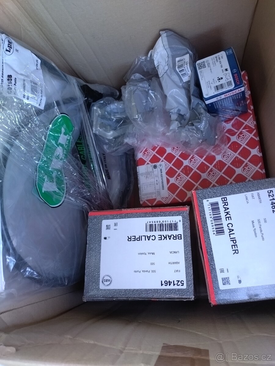 ZADNÍ KOTOUČOVÉ BRZDY ABARTH 500, FIAT PANDA