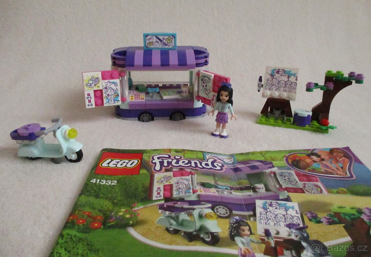 Lego Friends Emma a umělecký stojan