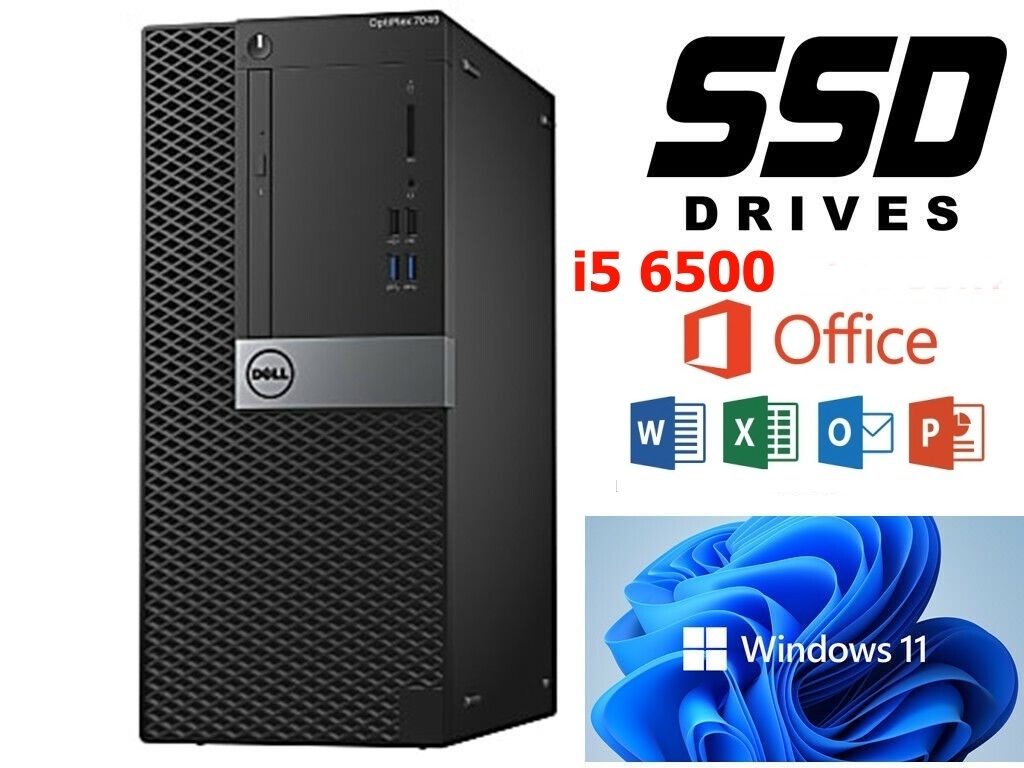 DELL MT ,i5 6500,SSD,HDD,W 11,záruka