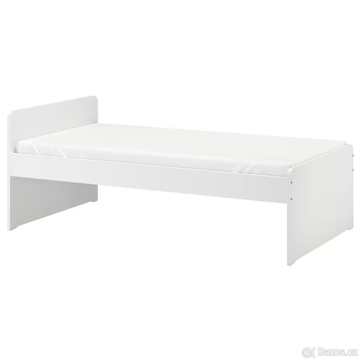 IKEA SLÄKT Rám dětské postele s roštem, bílá, 90x200 cm