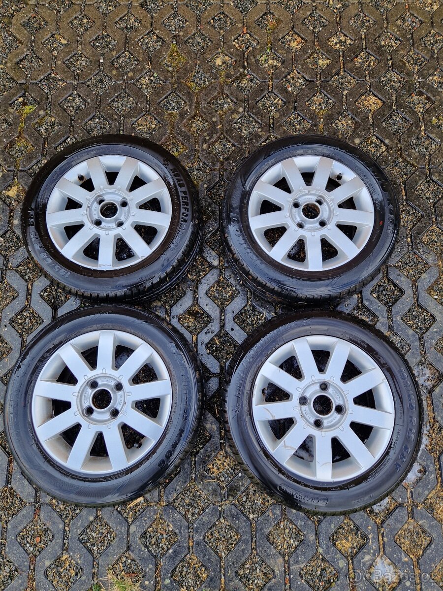Originál disky Ford Fusion R15" + rezervní kolo