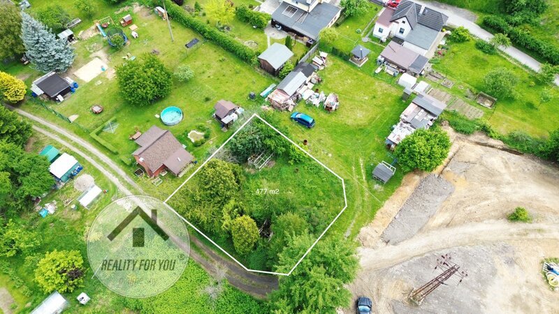 Prodej zahrádky 477 m2 v Hrádku nad Nisou - Donín