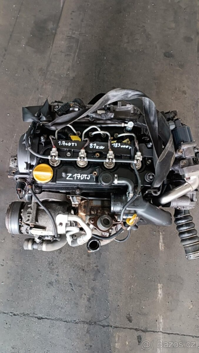 motor 1.7CDTi 81kW typ Z17DTJ