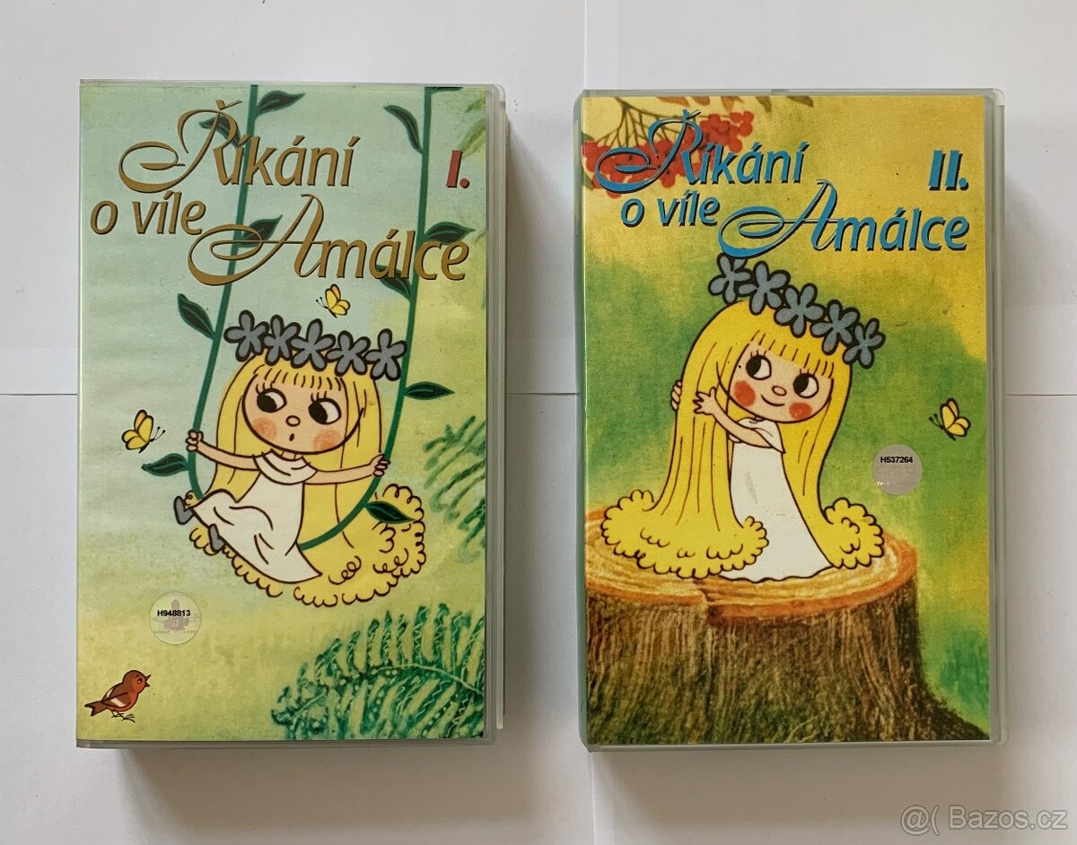 PRODÁM VHS KAZETU - ŘÍKÁNÍ O VÍLE AMÁLCE I. A II. VYDÁNÍ