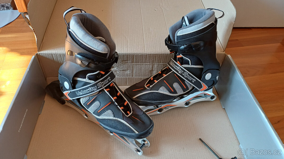 In-line brusle K2 Velocity Sport SoftBoot 44,5 - bez koleček