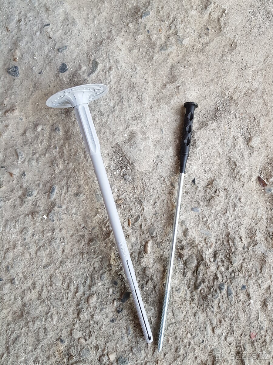 Fasádní hmoždinka, polystyrenová zátka