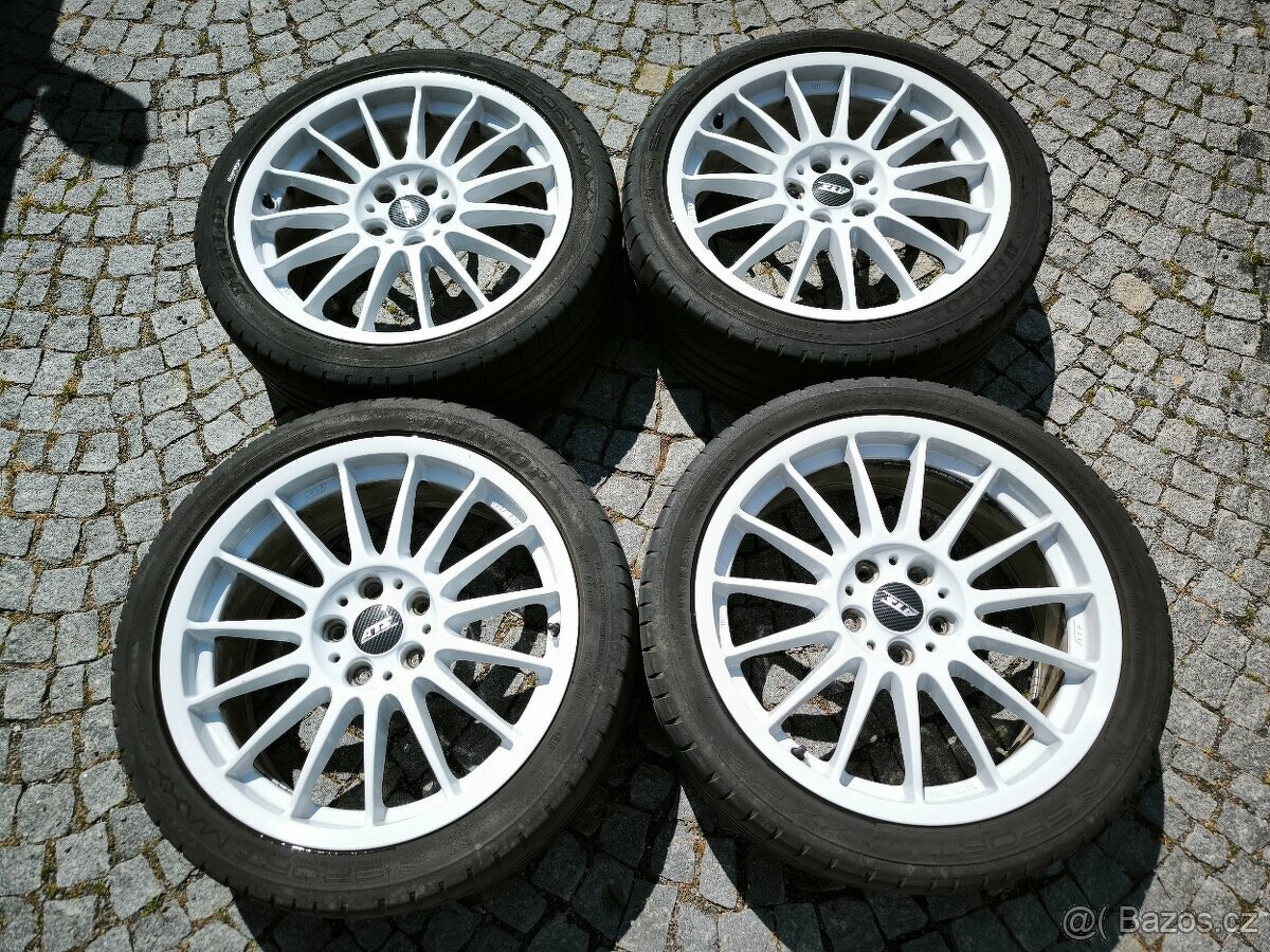 Litá kola 5x112 R18, letní pneu 225/40/18