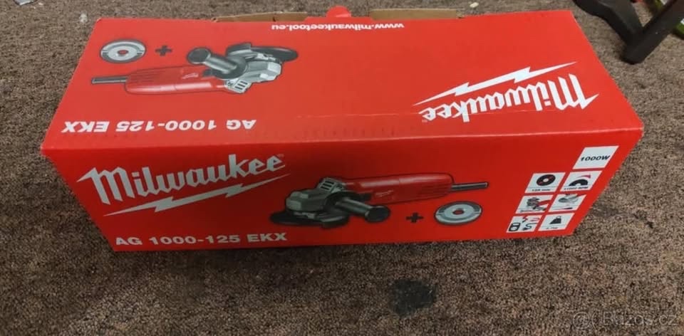 Milwaukee AG 1000-125 EKX Úhlová bruska 125mm