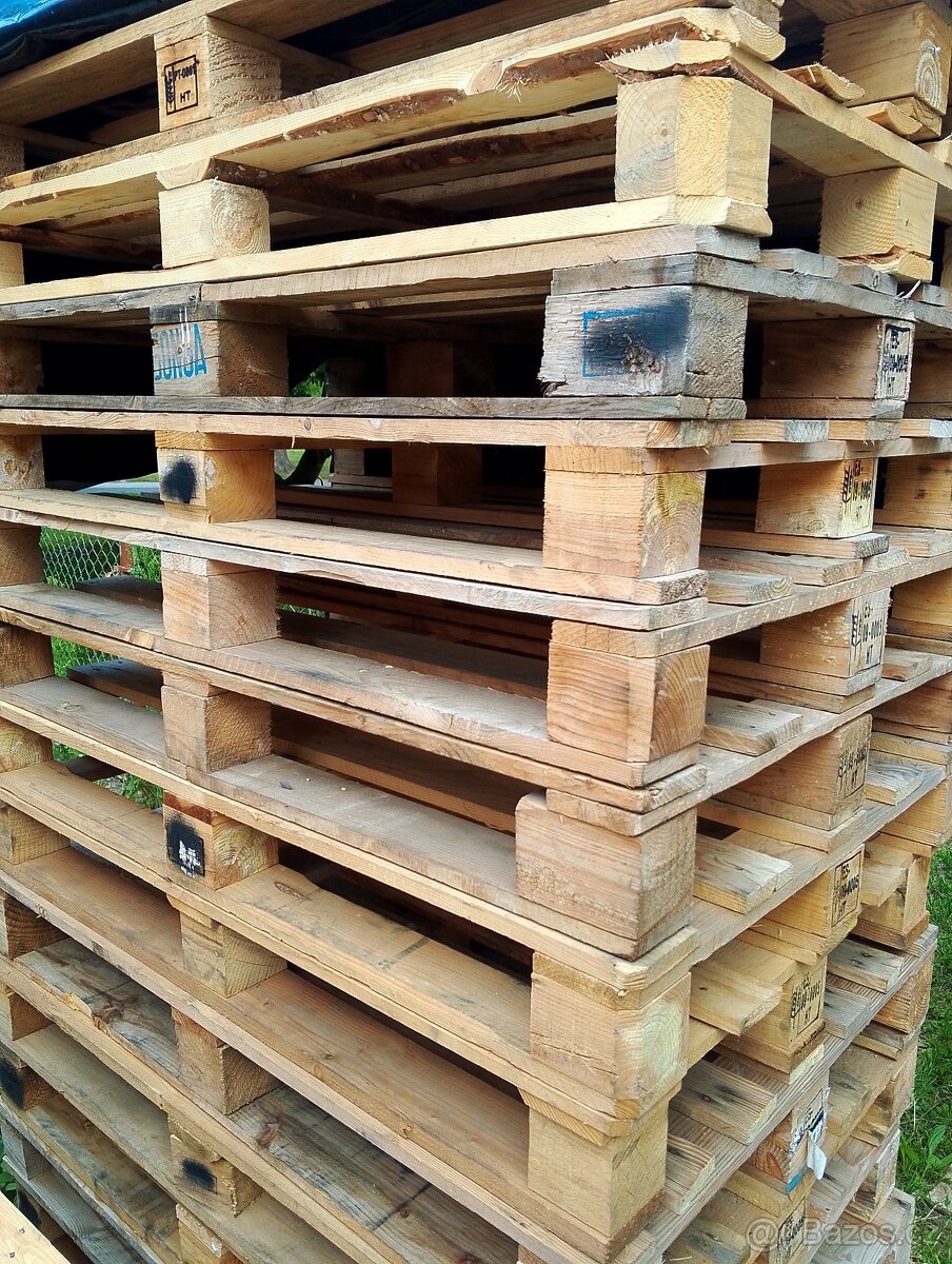 dřevěné palety 120x80 - střední nosnost