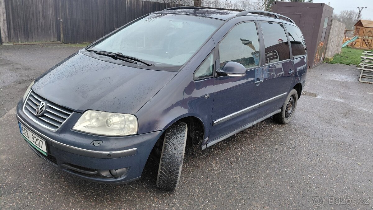 REZERVACE-Volkswagen Sharan 1.9TDi 85kW 4x4 r.v.2008