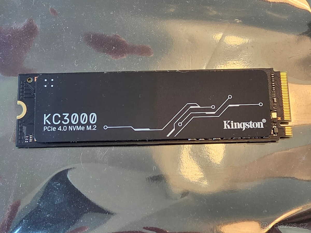 1TB SSD Kingston KC3000, M.2 NVMe. záruka 22 měsíců