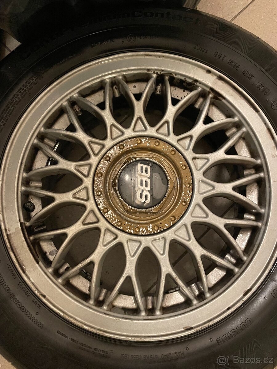 Originální BBS kola 15" – VW OEM 7H0 601 025 G – sada 4 ks