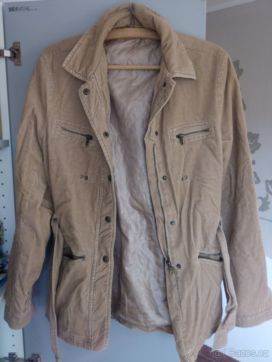 Manšestrová dámská bunda