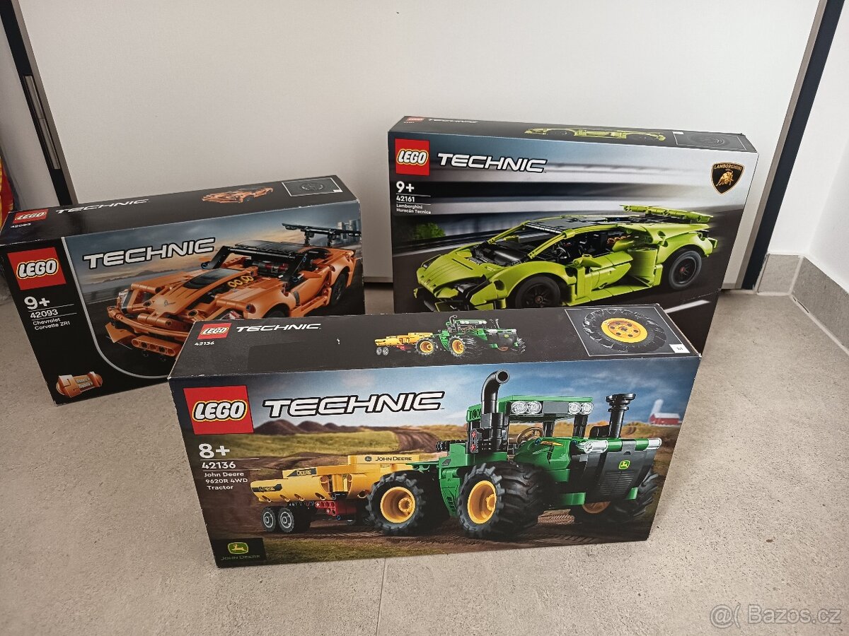 3x LEGO Technic nerozbalené
