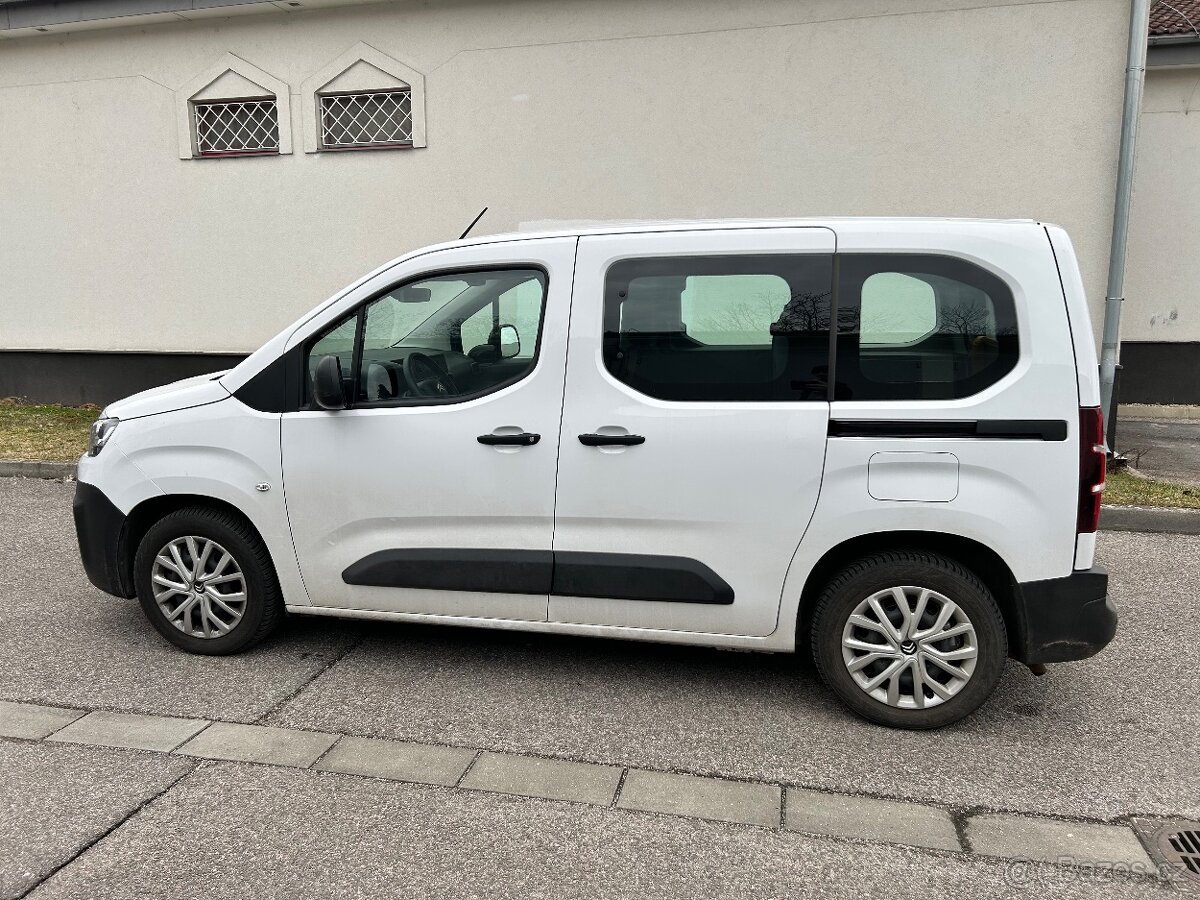 Berlingo pro převoz invalidního vozíku