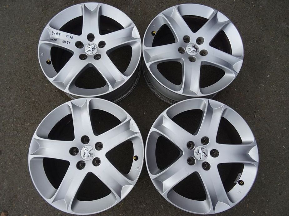 Alu disky origo Peugeot, 17", 5x108, ET 48, šíře 7J
