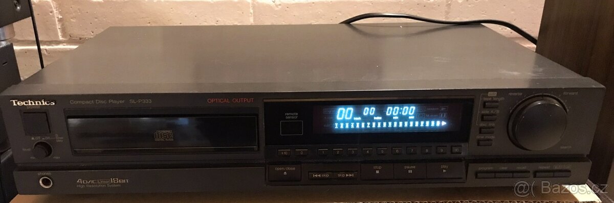 CD TECHNICS SL-P333 (ROK 1989) RYCHLE NAČÍTÁ VYPALENÁ CD
