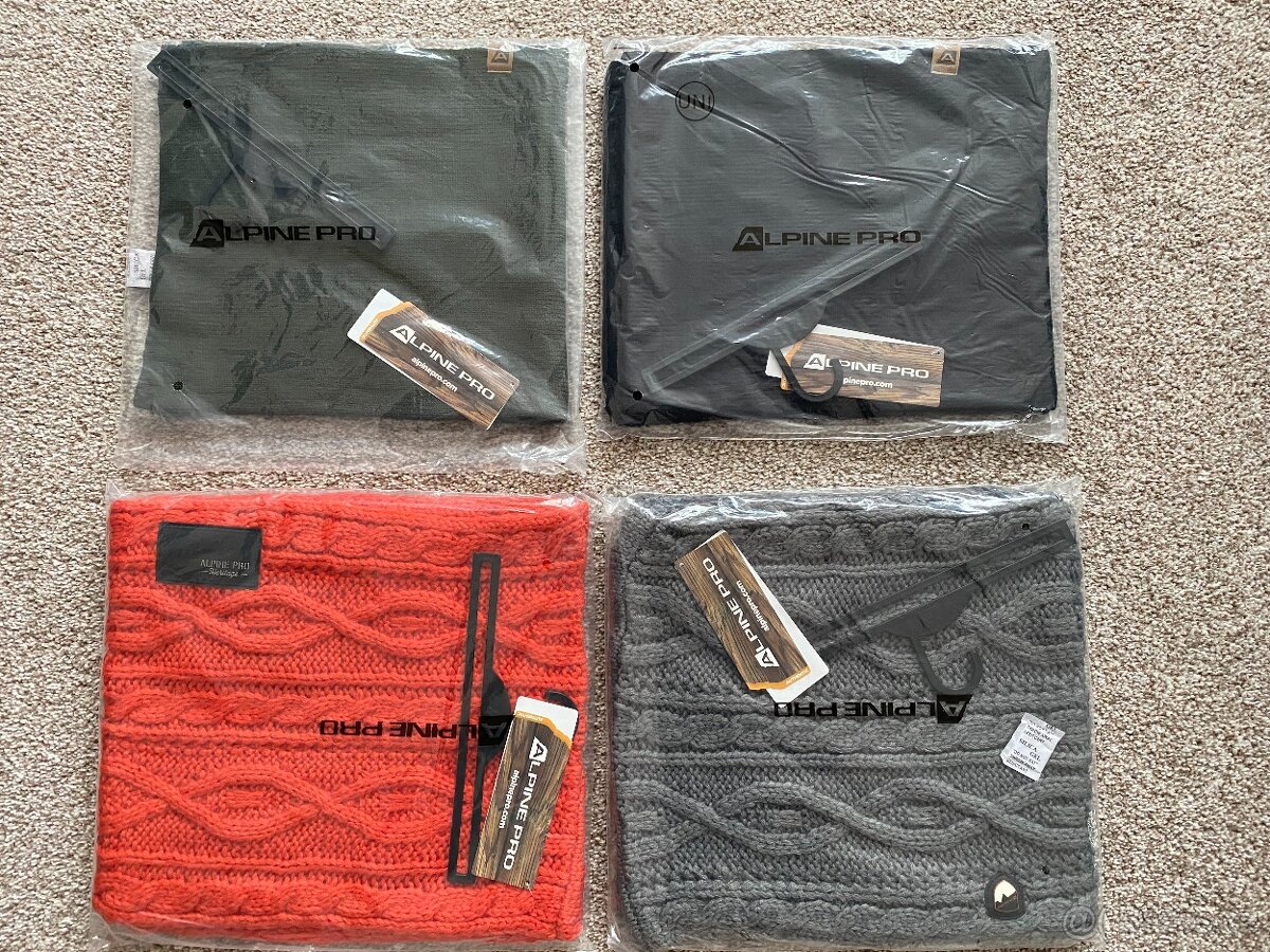 Nové unisex kruhové šály (nákrčníky) ALPINE PRO