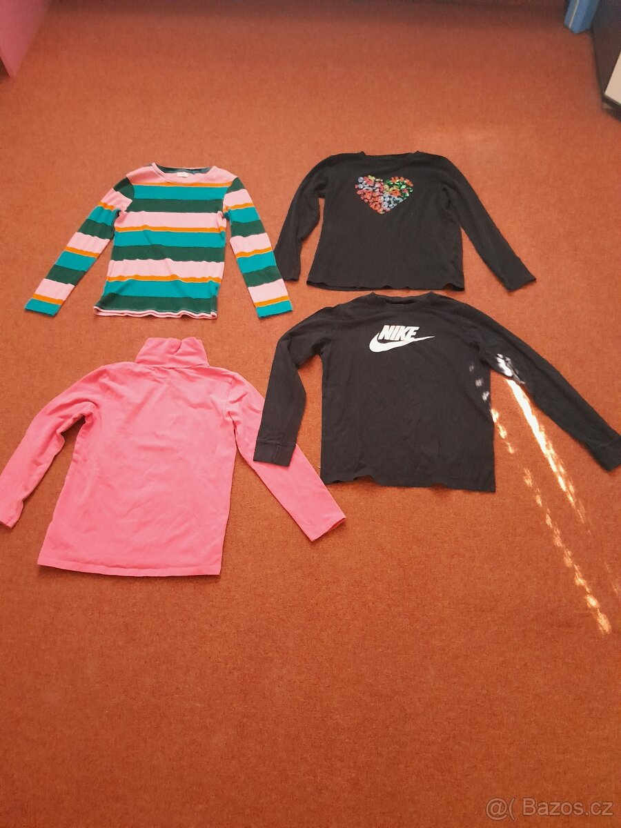 Triko dlouhý rukáv NIKE, NEXT vel. 140 - 146