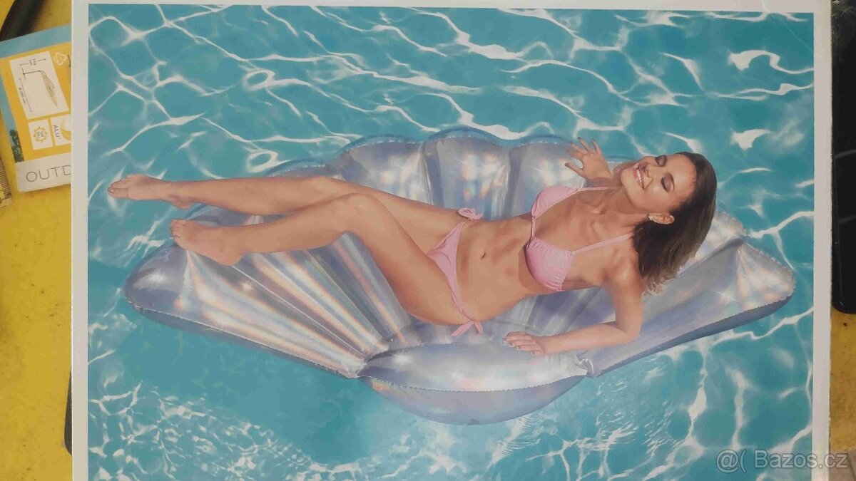 Nafukovací BESTWAY lehátko - mušle 185x114cm