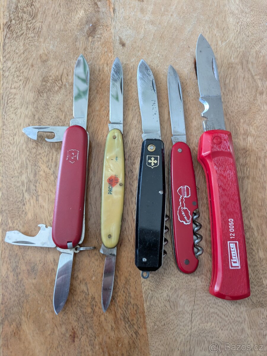 Nůž Victorinox, Pradel, Solingen, ...