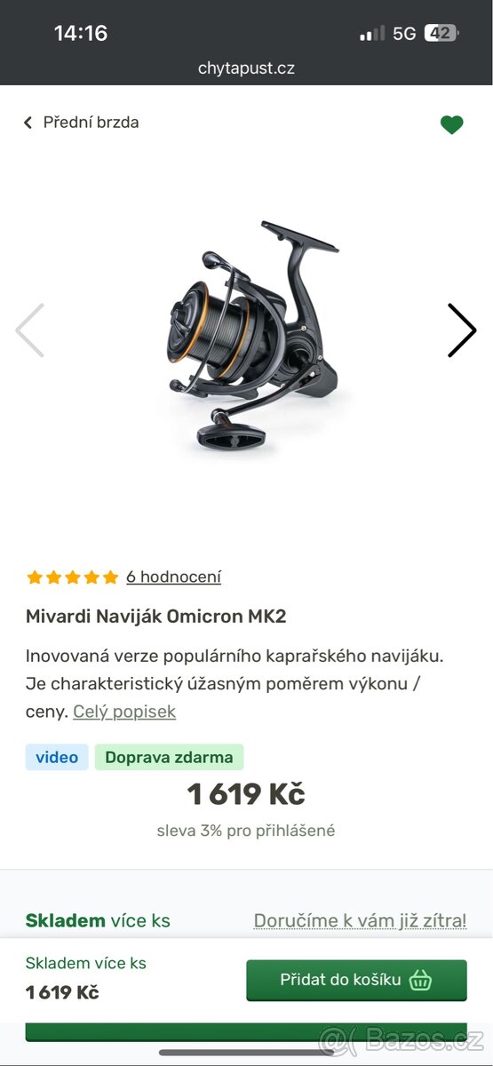 Navijáky Mivardi omicron MK2
