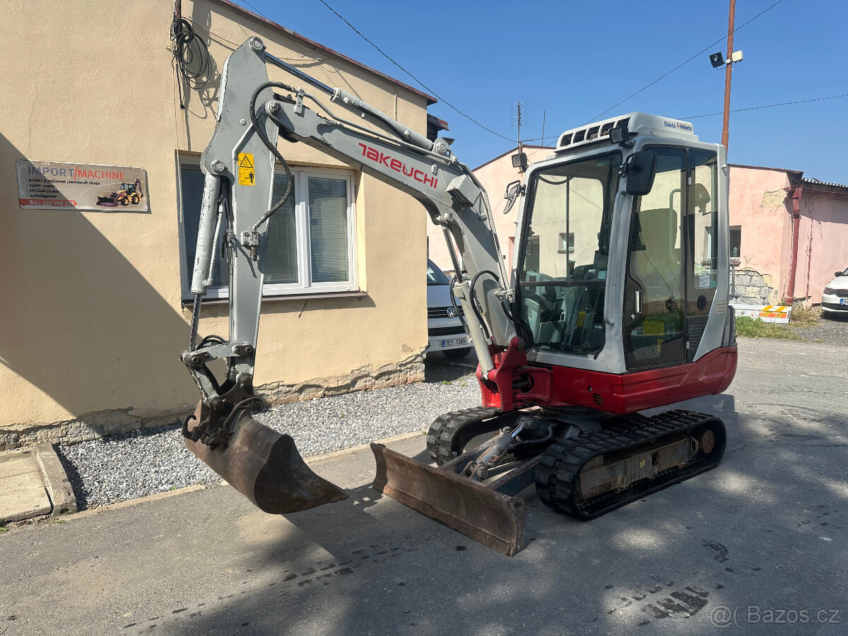 Minibagr Takeuchi TB228,2890kg,KLIMA