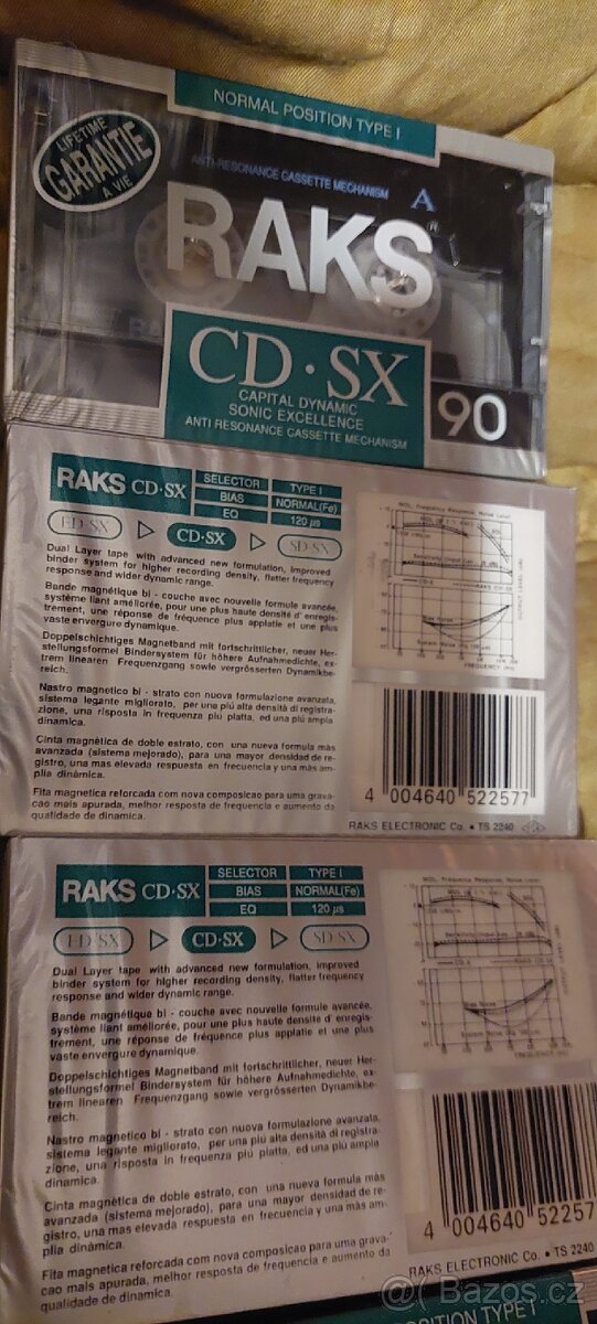 Nepouzite audio kazety pro majitele kazetovych mag.