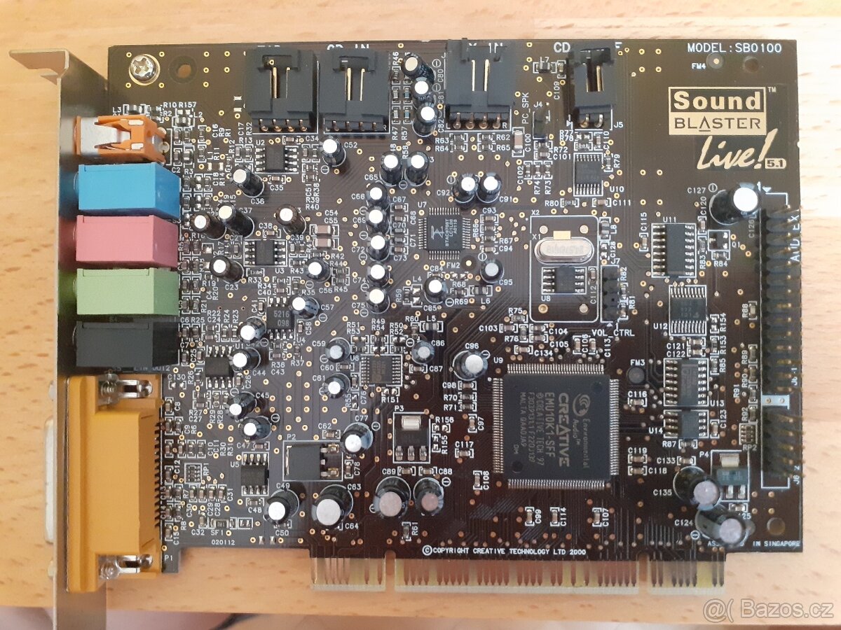 PCI Zvuková karta Creative Sound Blaster Live 5.1 SB0100
