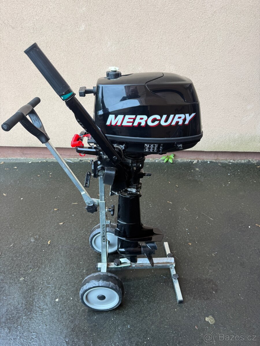 Lodni motor Mercury 5hp 4takt, kratka noha