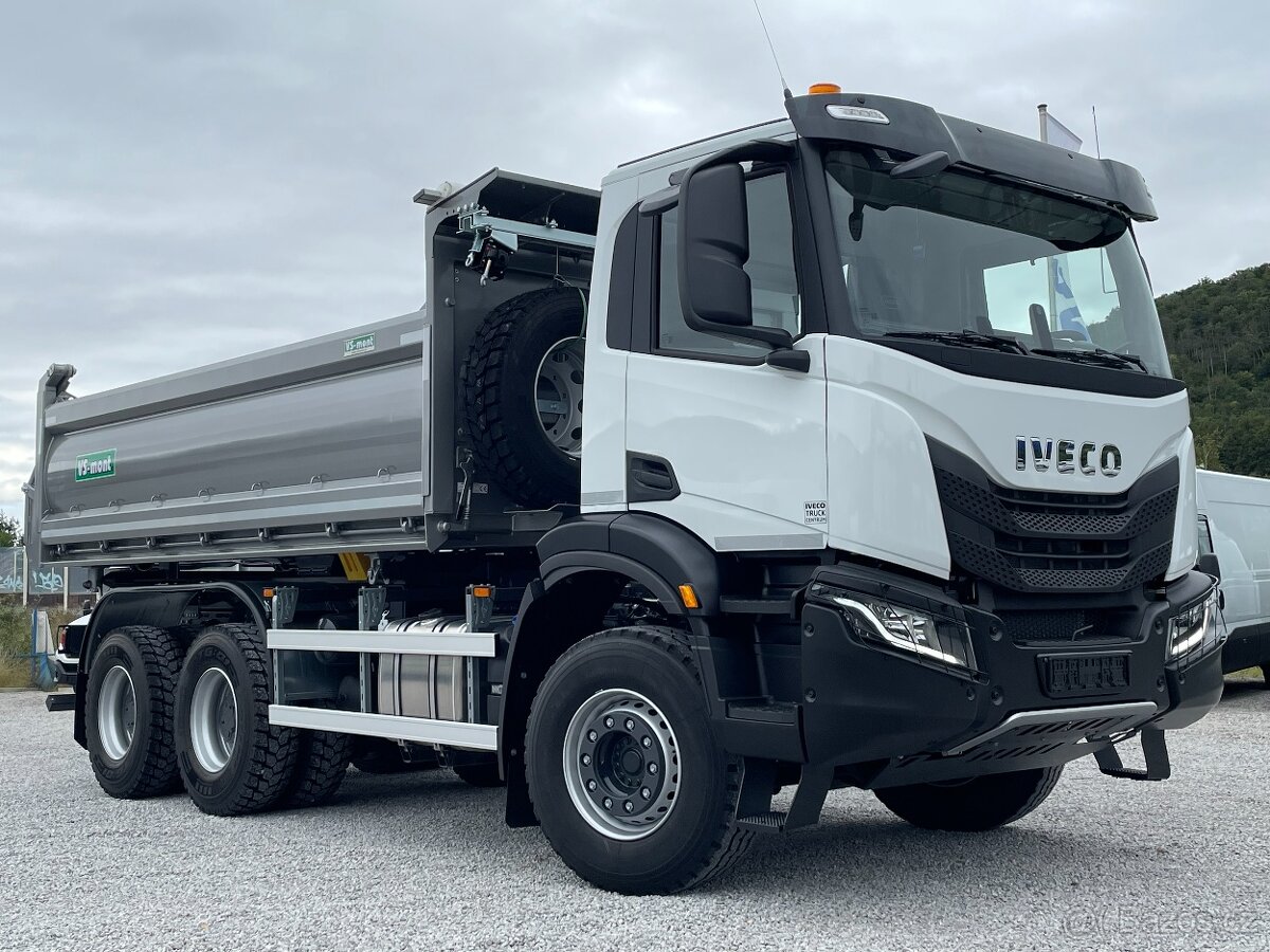 IVECO X-WAY 300X48Z 6x4 vč. sklápěcí nástavby IHNED