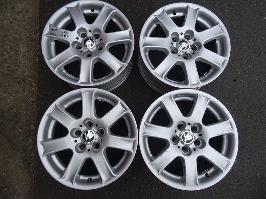 Alu disky Rial na Škoda, 15", 5x100, ET 39, šíře 7J