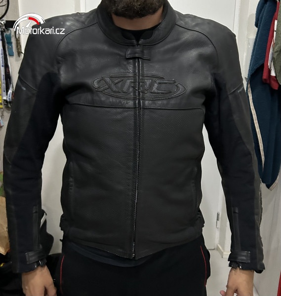 Kožená bunda XRC XRC Grans AIR blk/grey