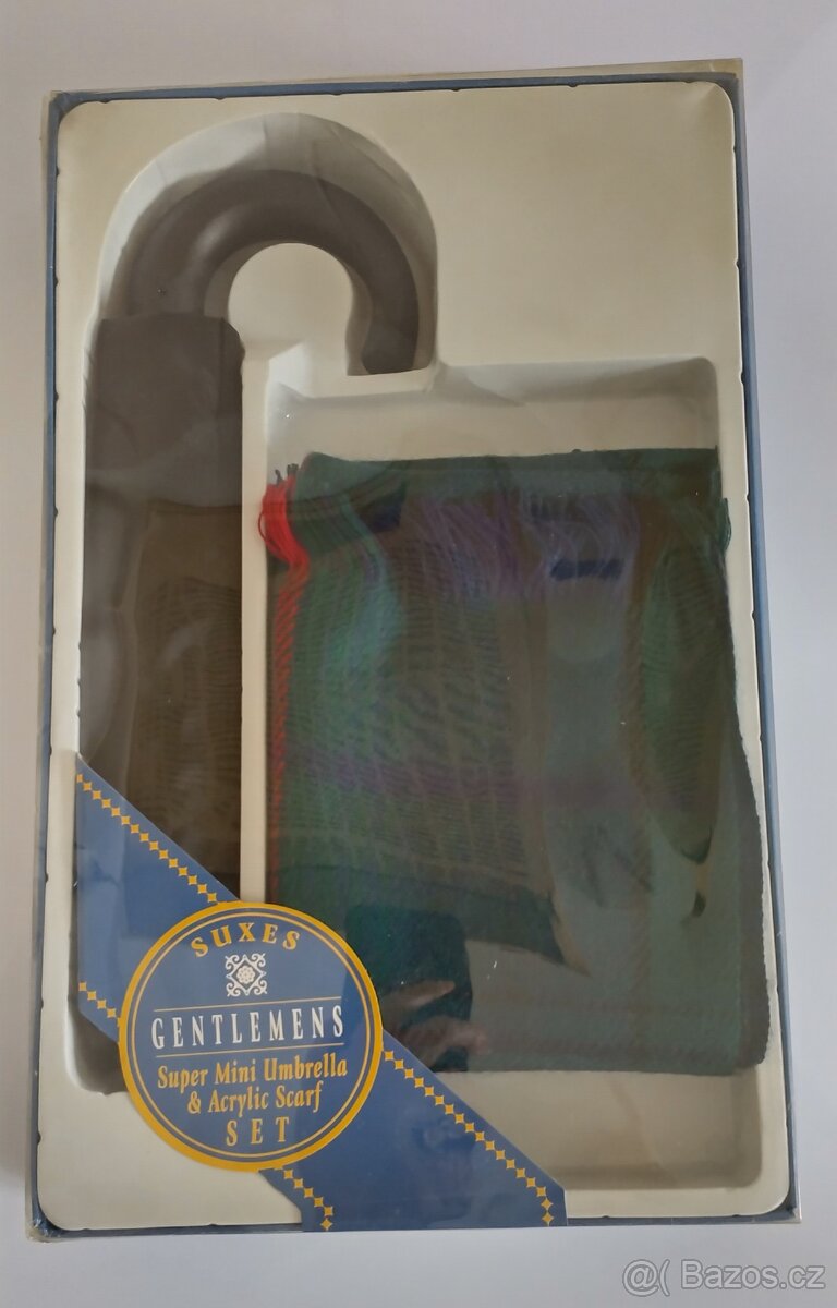 Dárek pro muže: šála a deštník