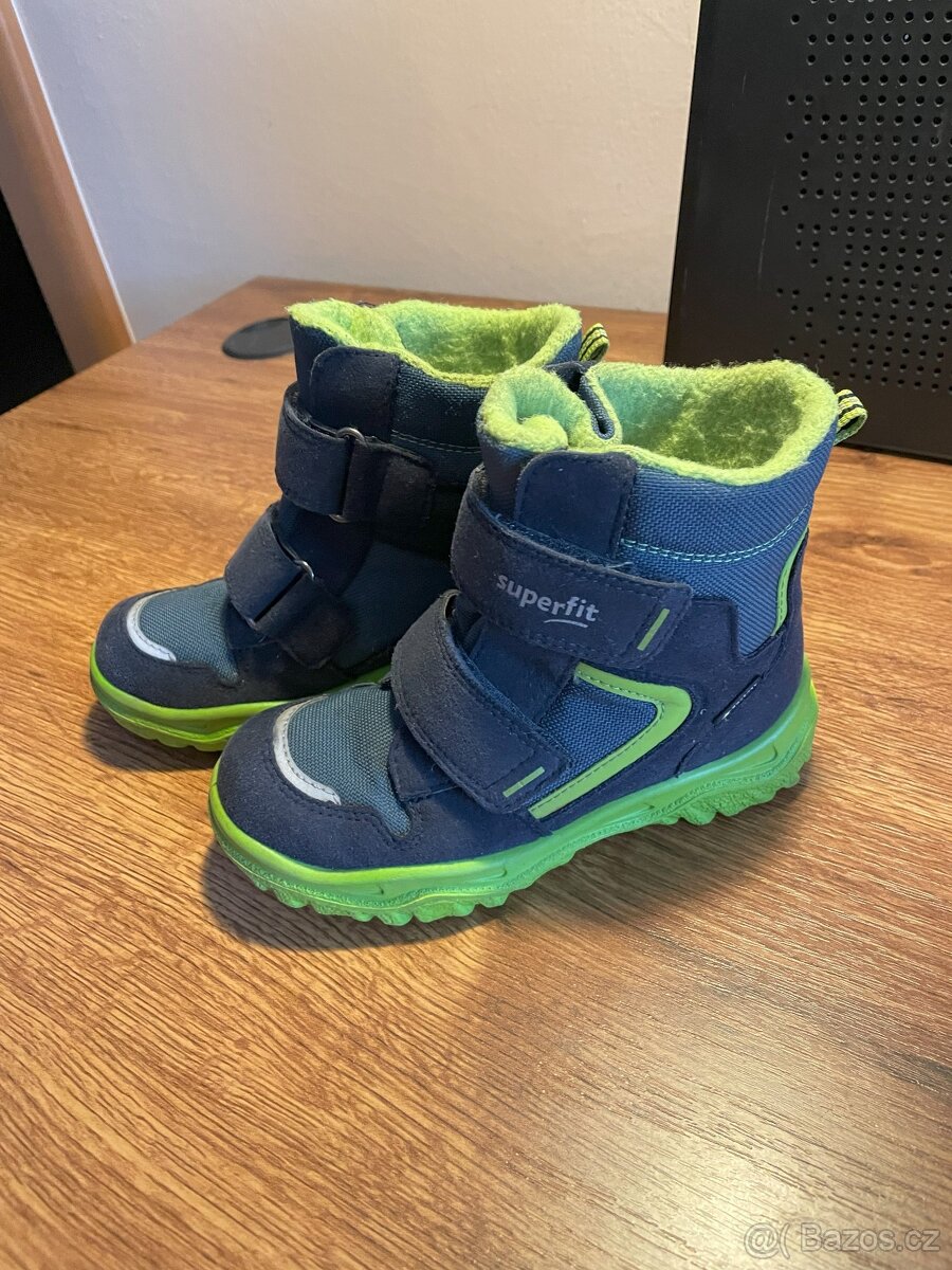 Dětské zimní boty HUSKY Superfit zelené/vel. 27
