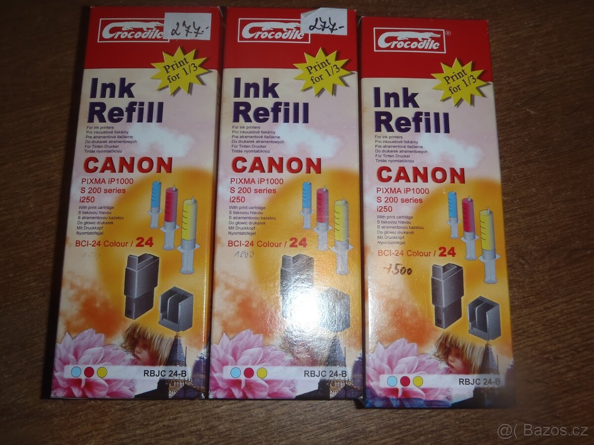 Nové barvy do tiskárny Canon od firmy Crocodile (6ks)