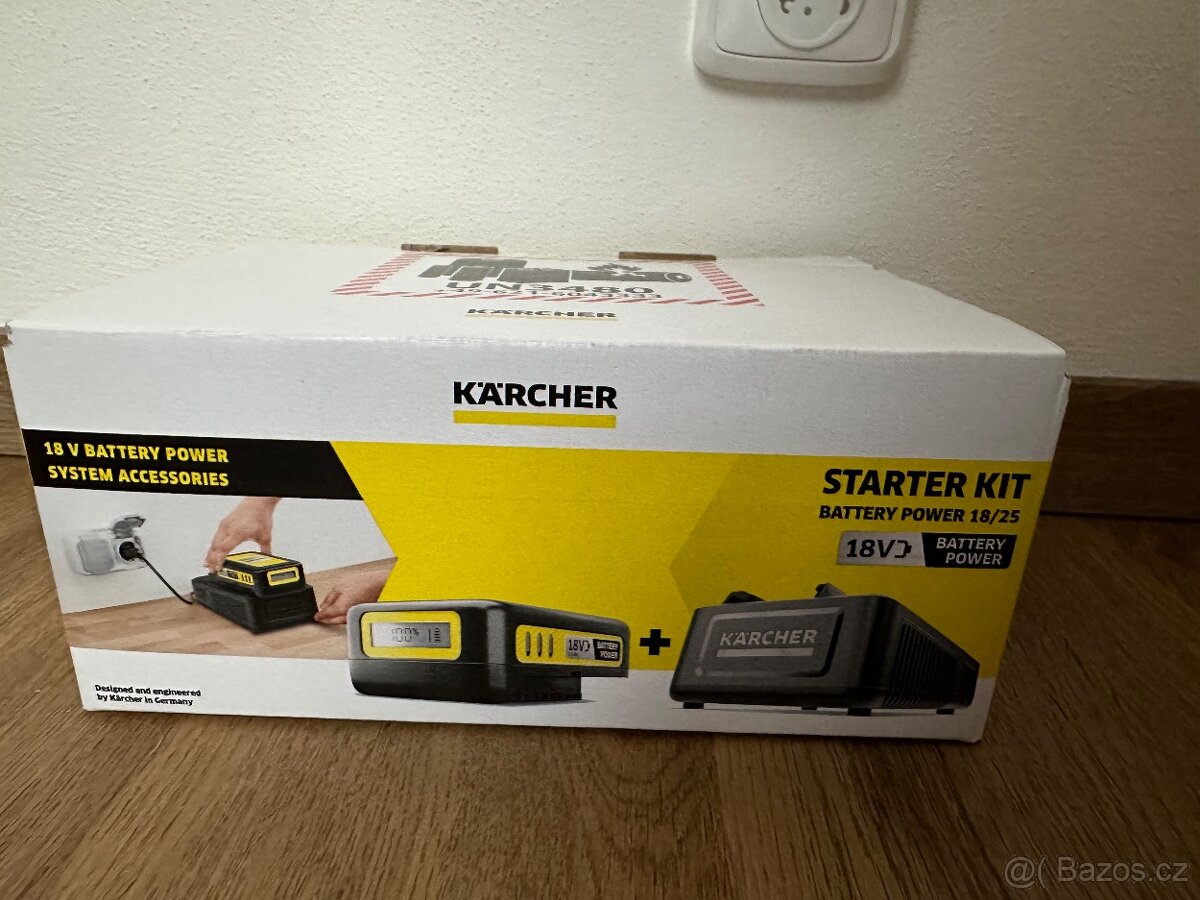 Karcher AKU sudové čerpadlo + aku baterie a nabíječka