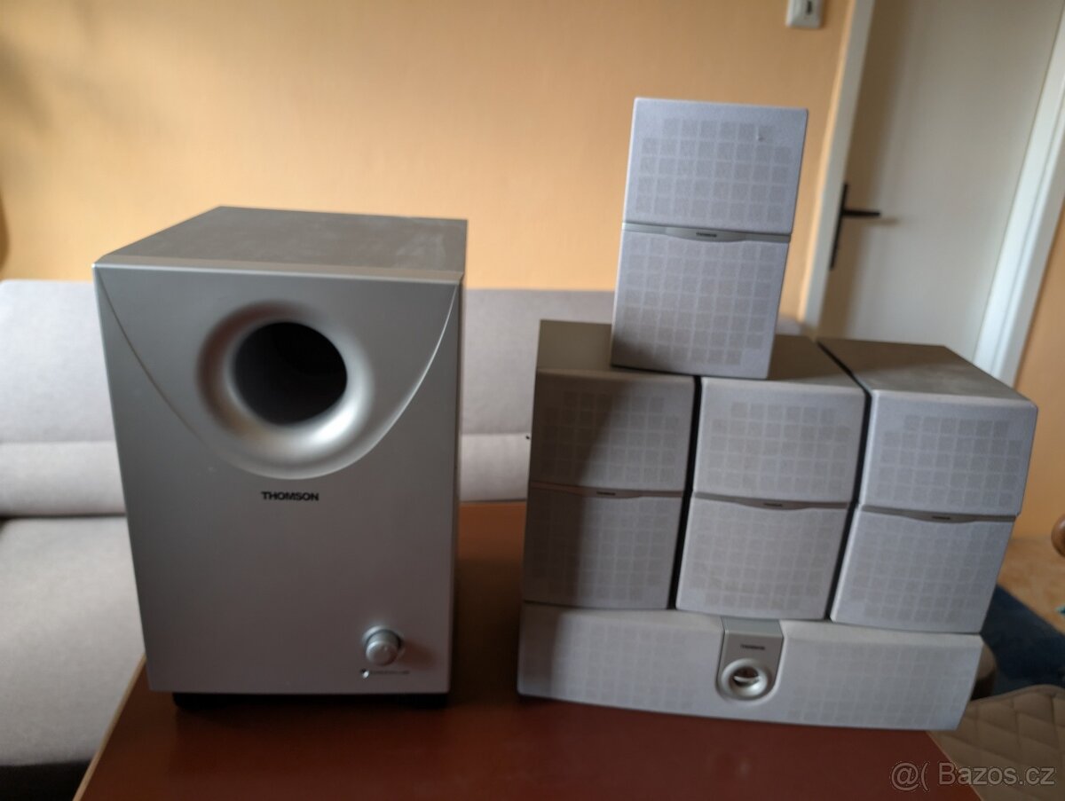5.1 reproduktory z domácího kina Thomson DPL800VD