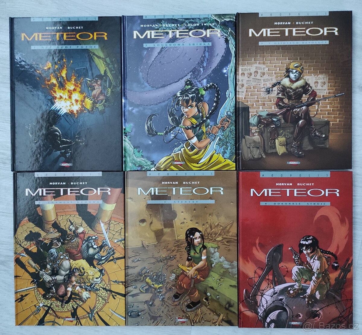 Prodám komiksy Meteor 1-6.