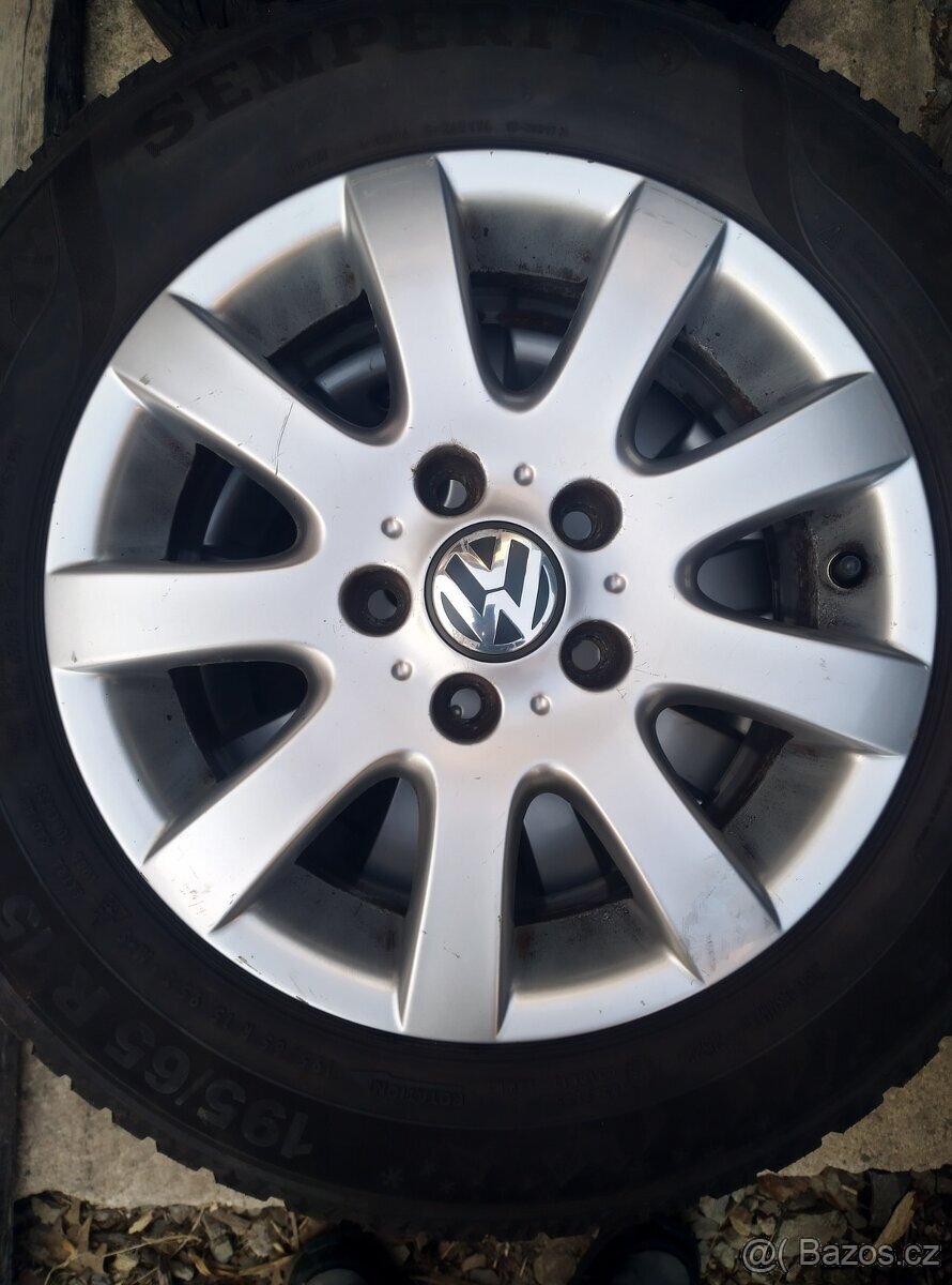 5x112 15 195/65/15 zimní vw