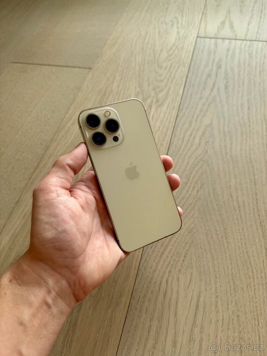 APPLE IPHONE 13 PRO 128GB ZLATÝ-BATERIE 100%-ZARUKA