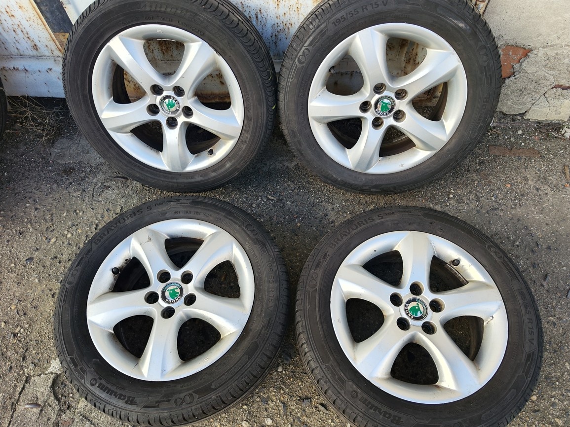 15"letní alu sada Antares 5x100 origo Fabia 2 Roomster Polo
