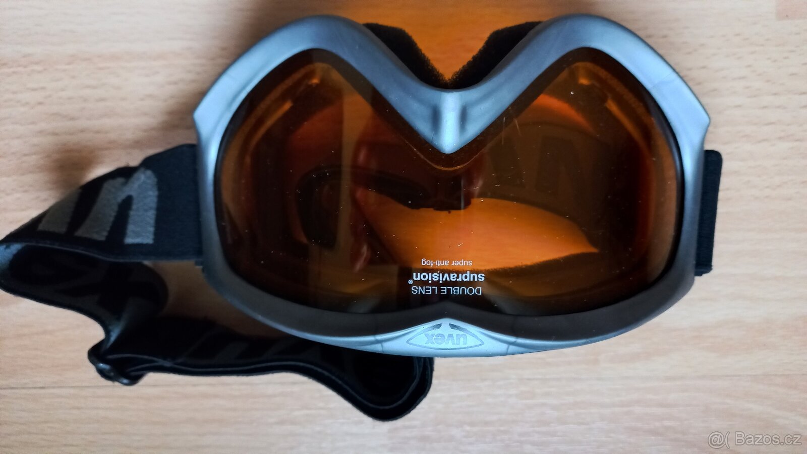 Lyžařské brýle zn. Uvex Anthracit double lens, anti-fog