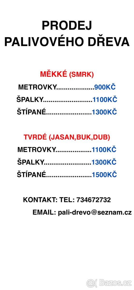 PALIVOVÉ DŘEVO