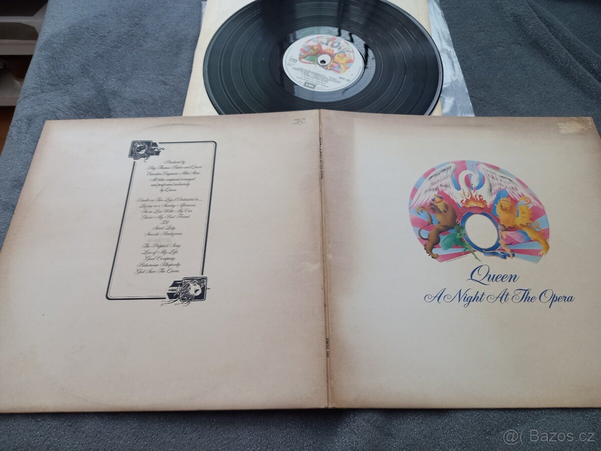 QUEEN „A Night At The Opera „ / EMI 1975// rozkl obal /stav