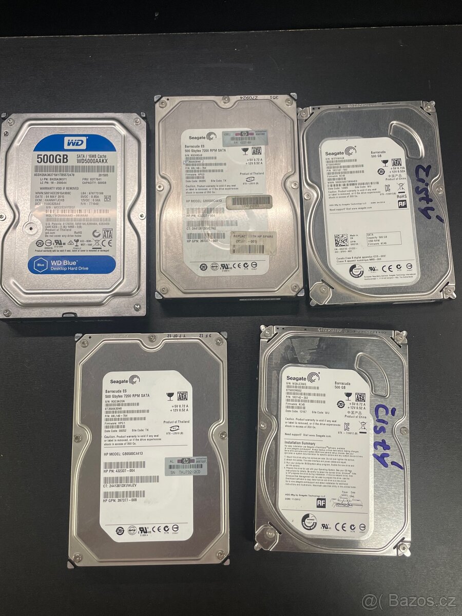 500GB 3.5 disky HDD