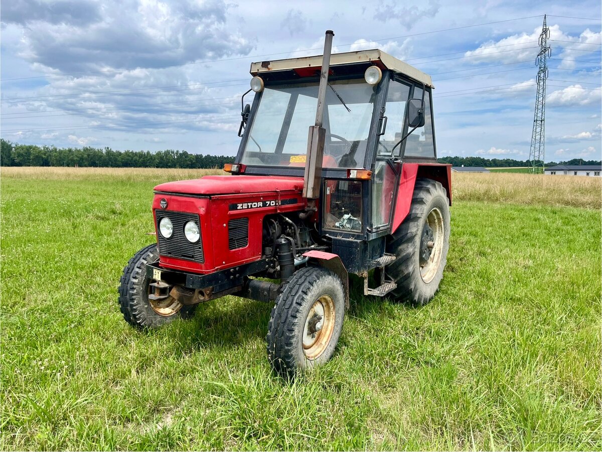 Zetor 7011 – vše funkční, STK, SPZ