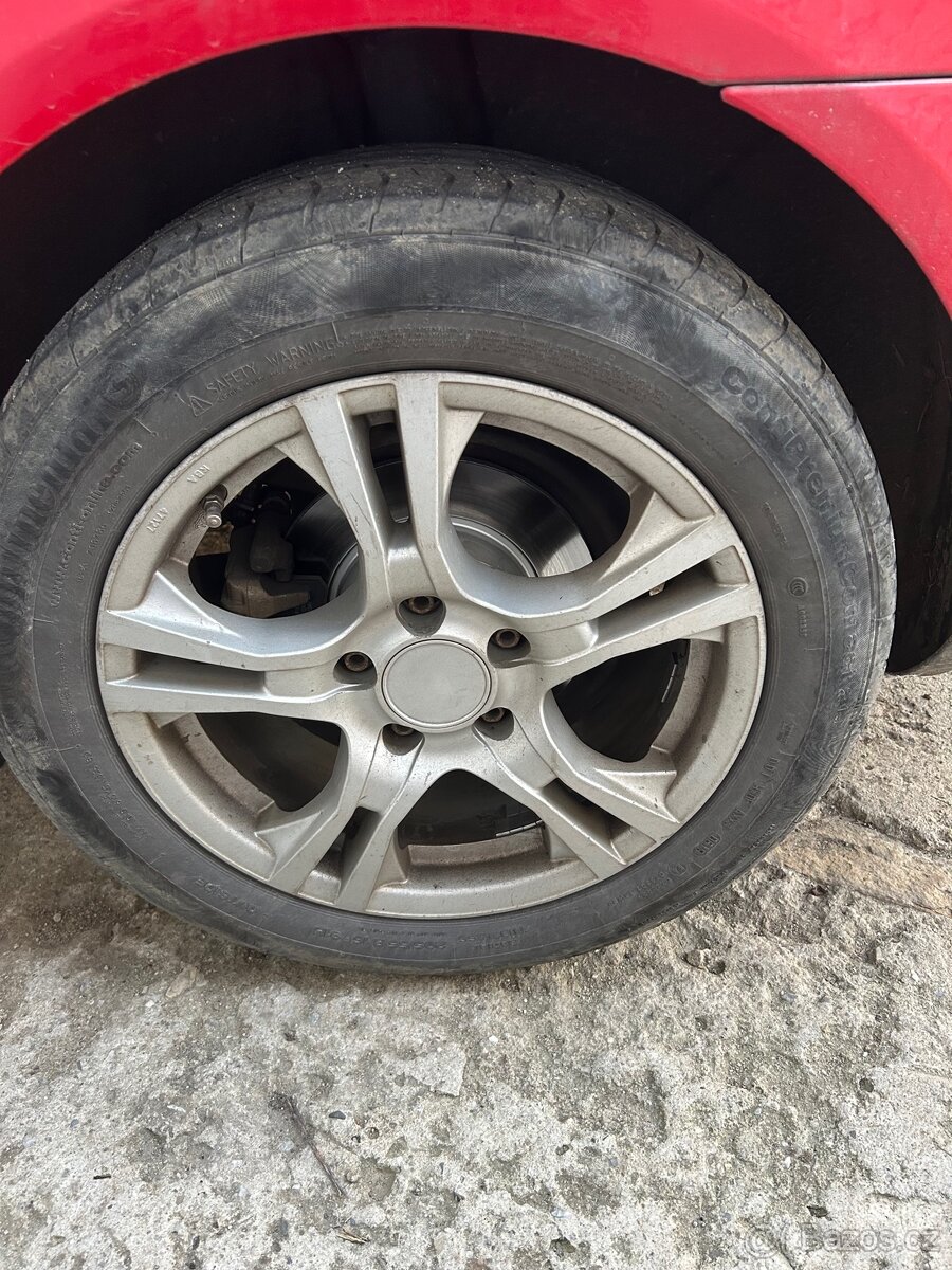 Prodám alu kola 5x112 + pneu 205/55 r16