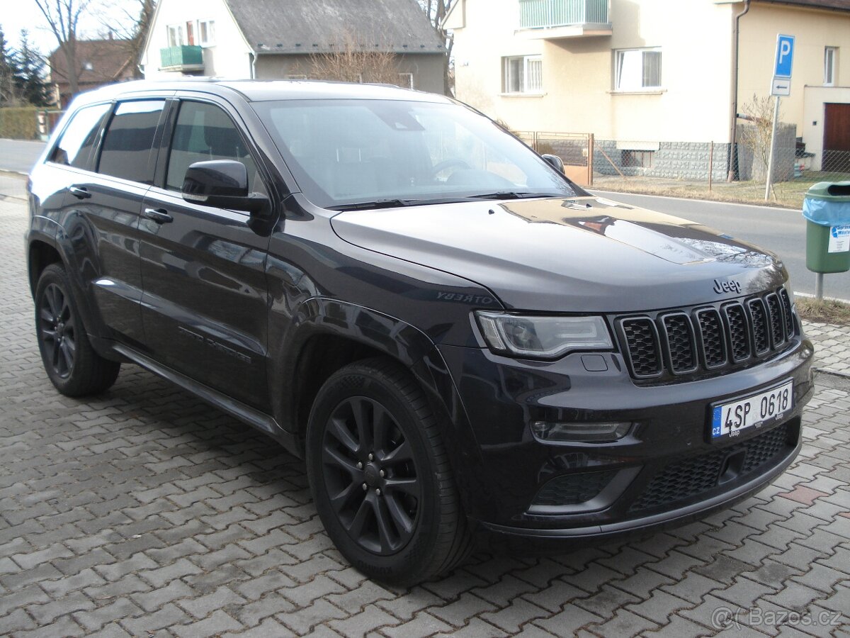 JEEP GRAND CHEROKEE 3.0 CRD,ČR,1. MAJ.,SERVISKA,NOVÁ STK